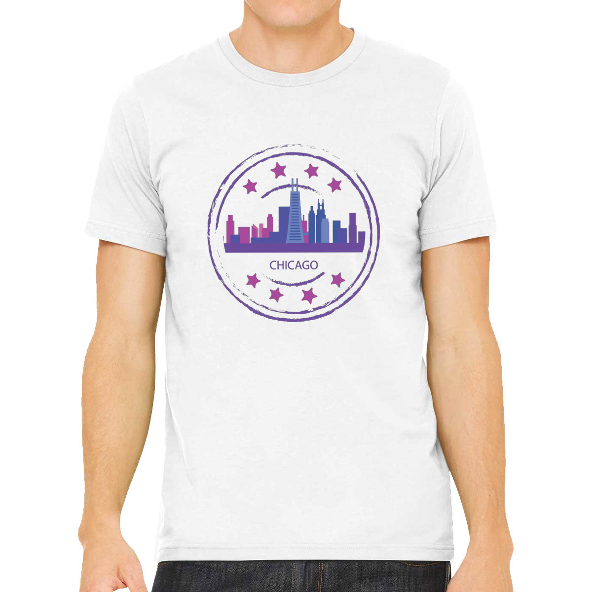 Chicago Stamp Men's T-shirt