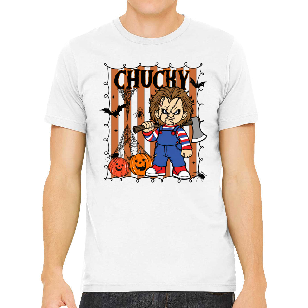 Chucky Horror Movie Character Halloween Men's T-shirt