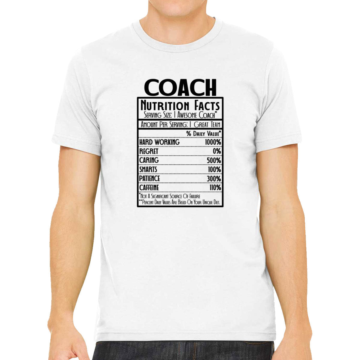 Coach Nutrition Facts Men's T-shirt