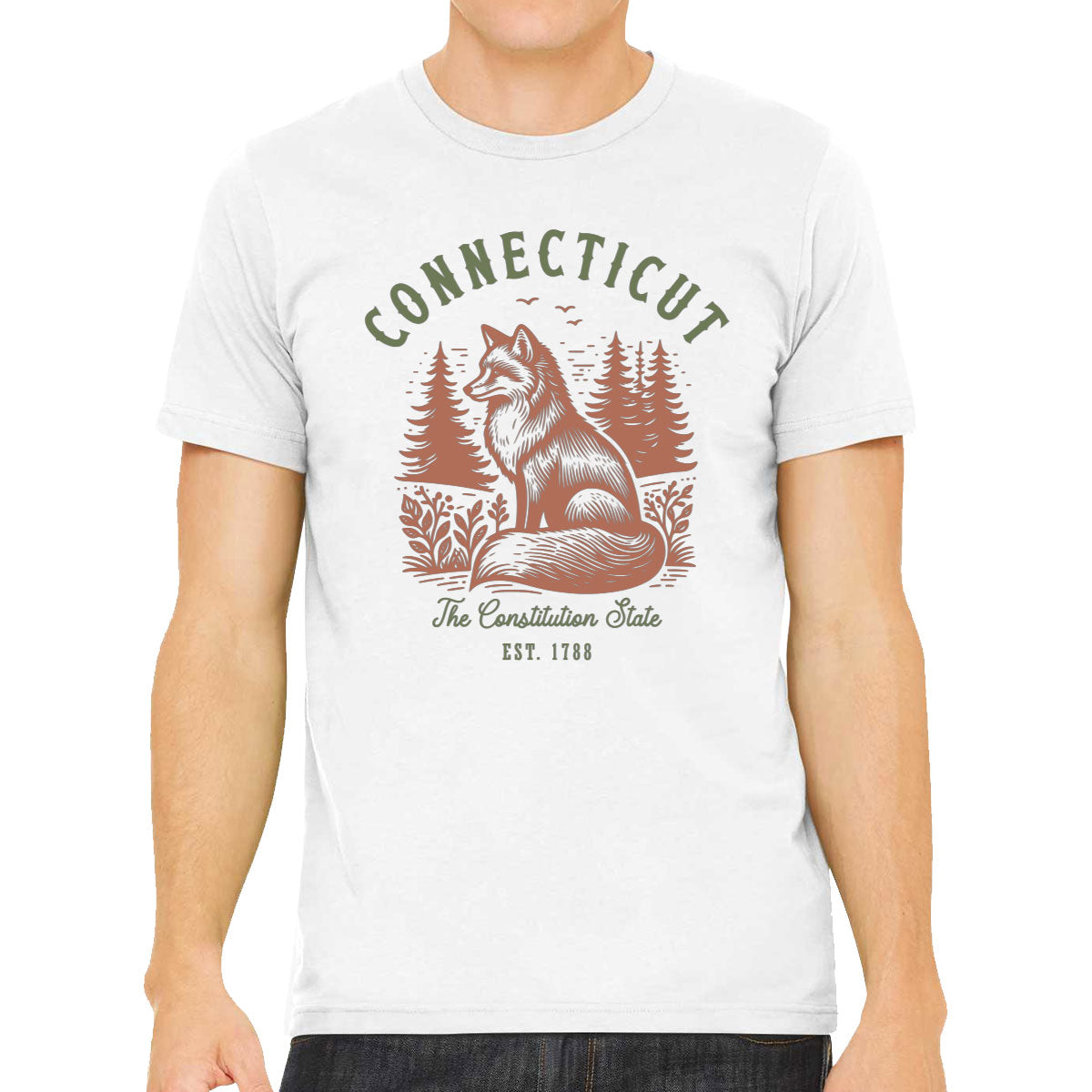 Connecticut State Vintage Men's T-shirt