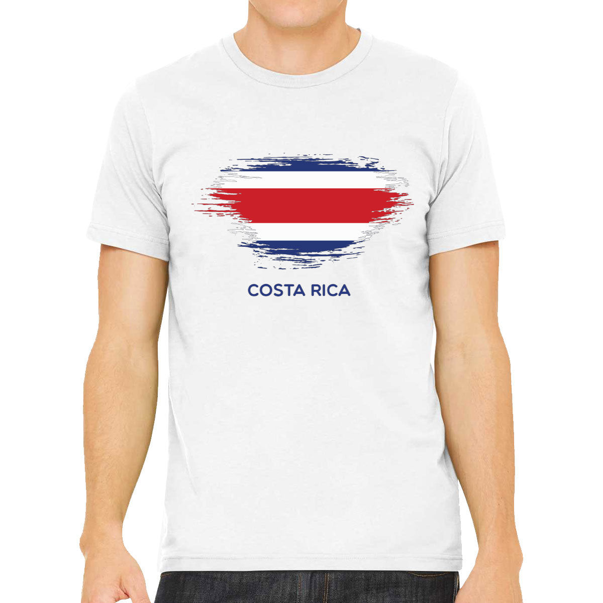 Costa Rica Flag Men's T-shirt