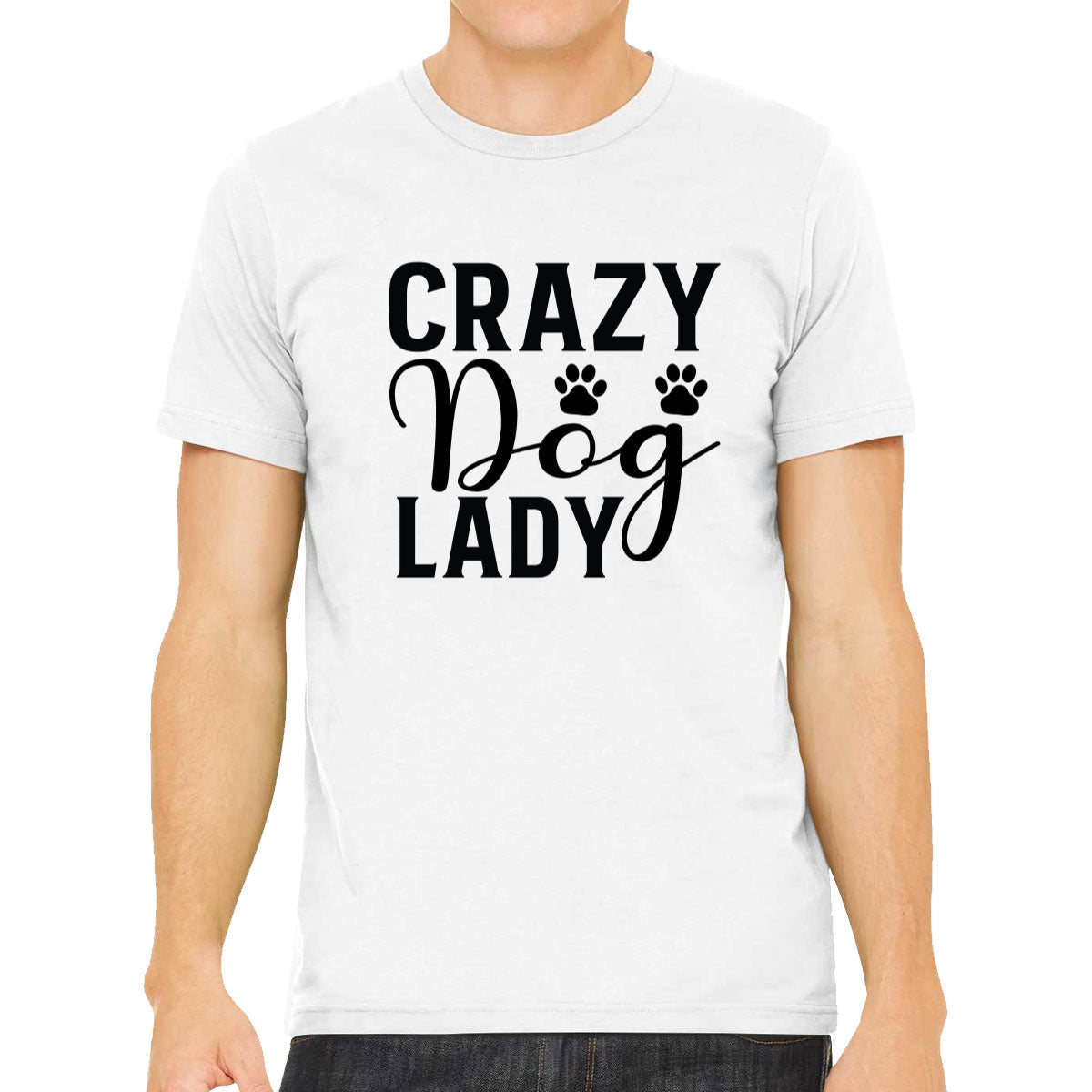 Crazy Dog Lady Men's T-shirt