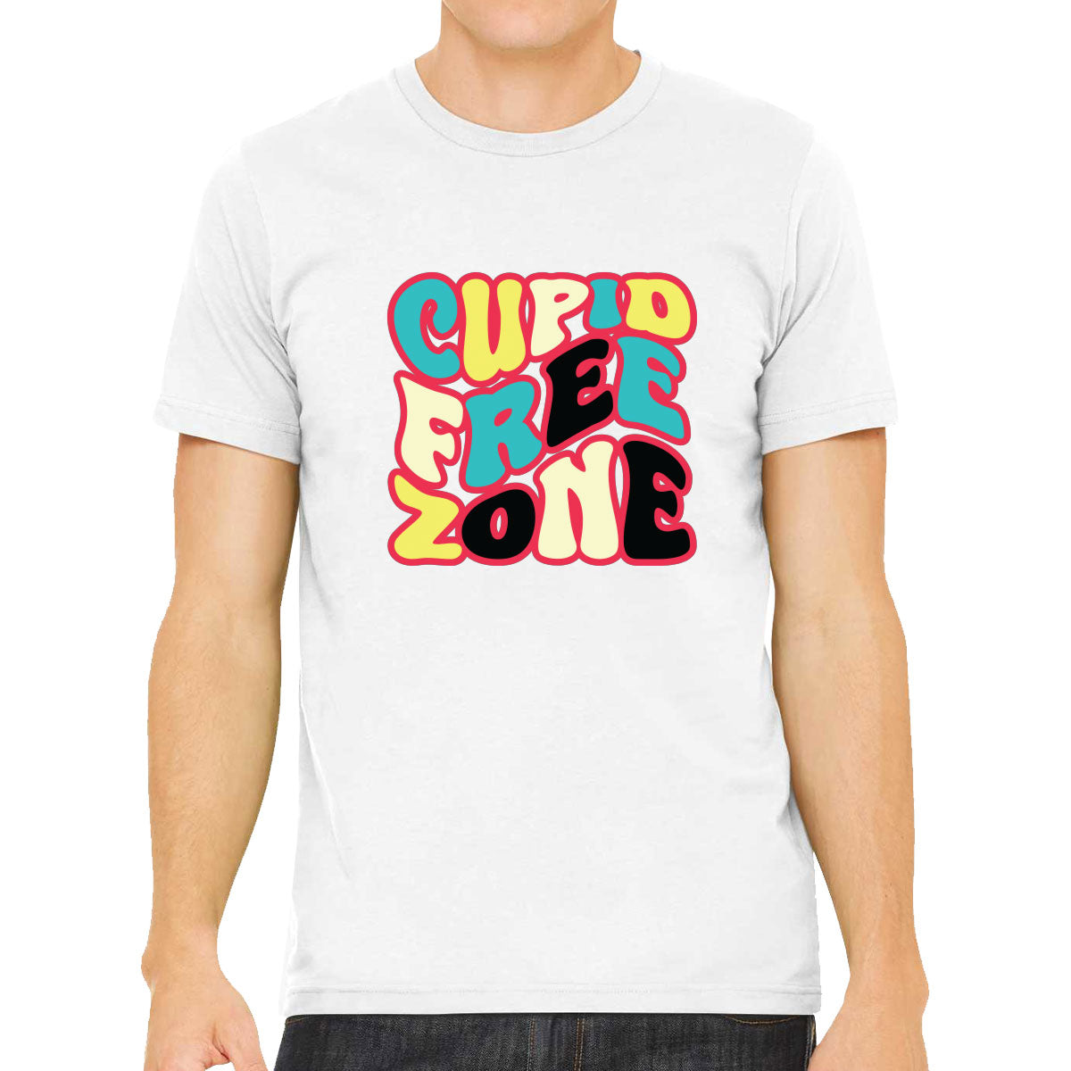 Cupid Free Zone Men's T-shirt