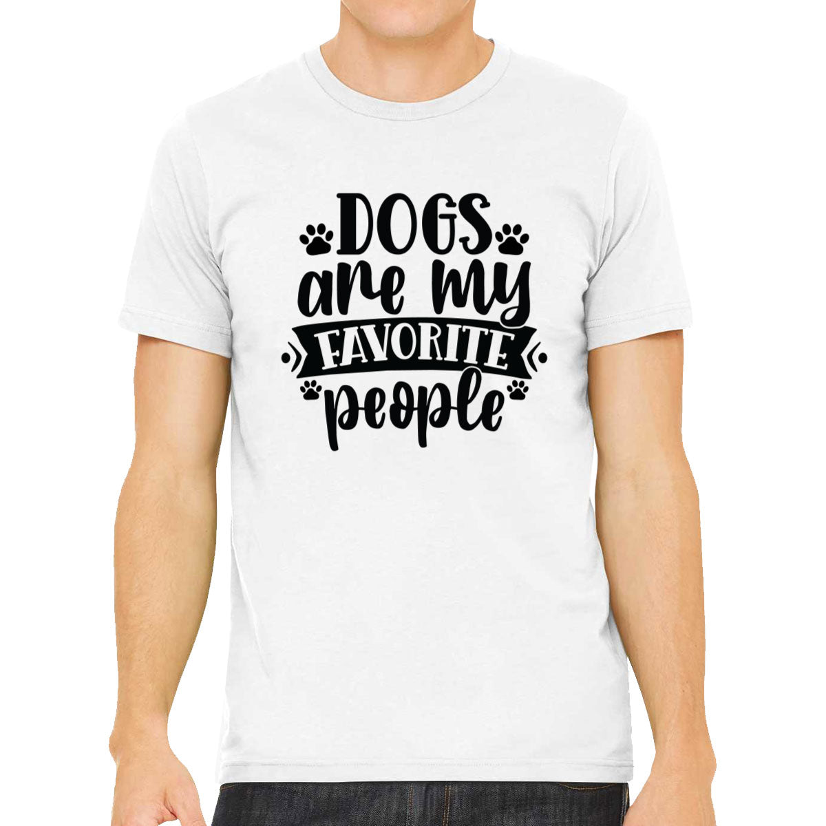 Dogs Are My Favorite People Men's T-shirt