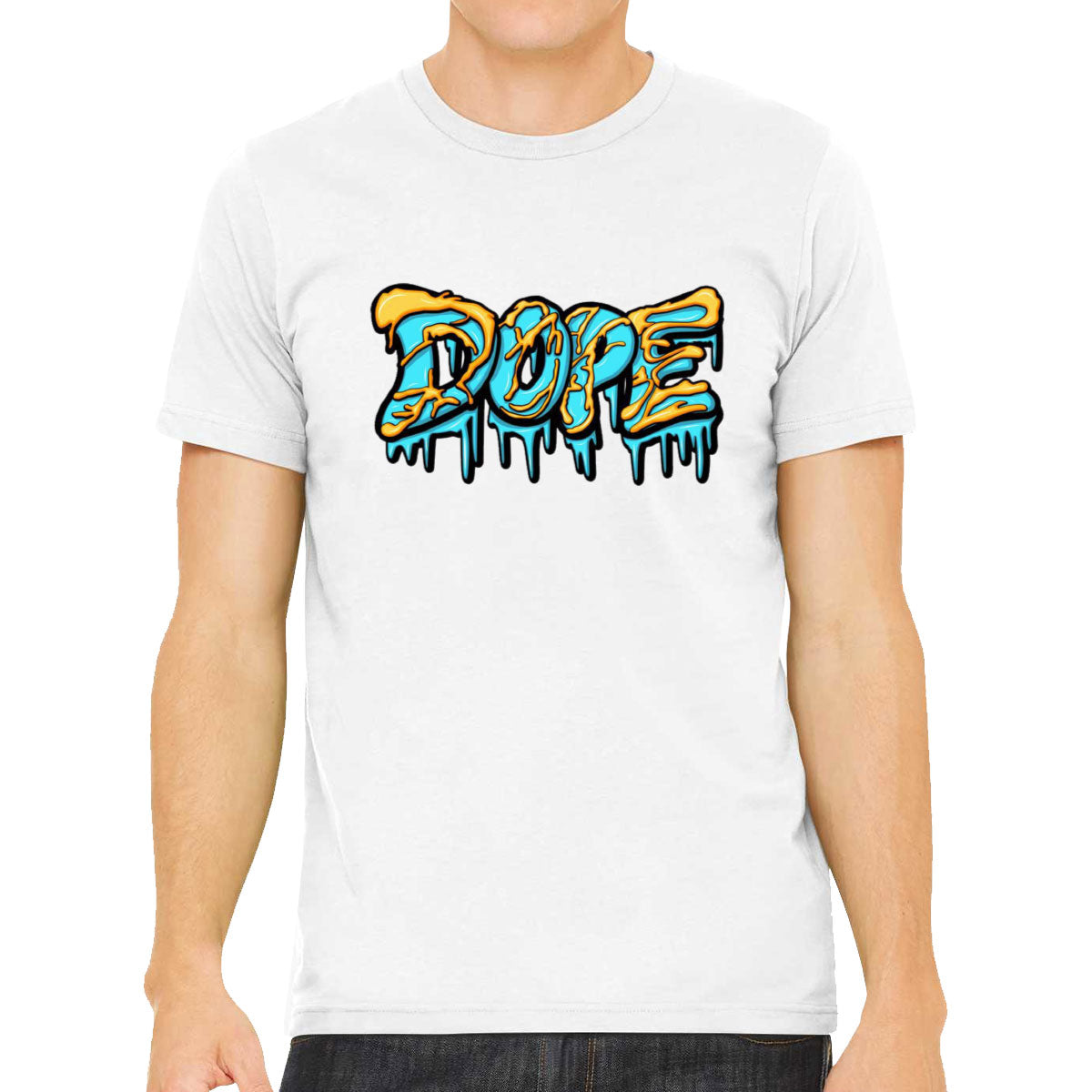 Dope Dripping Typography Men's T-shirt