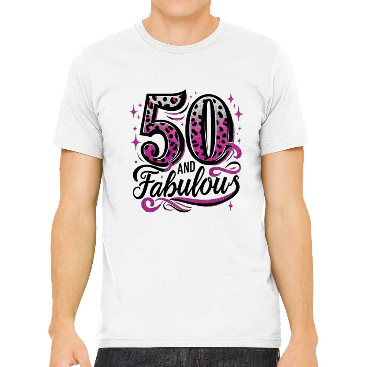 50 And Fabulous 50th Birthday Men's T-shirt