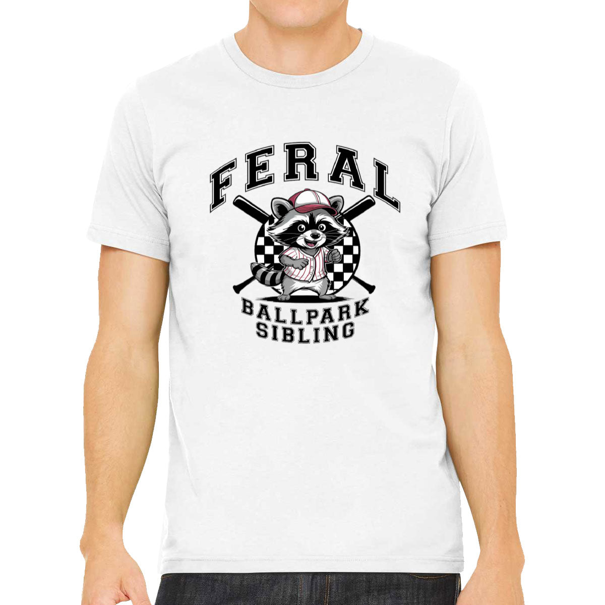 Feral Ballpark Sibling Baseball Men's T-shirt