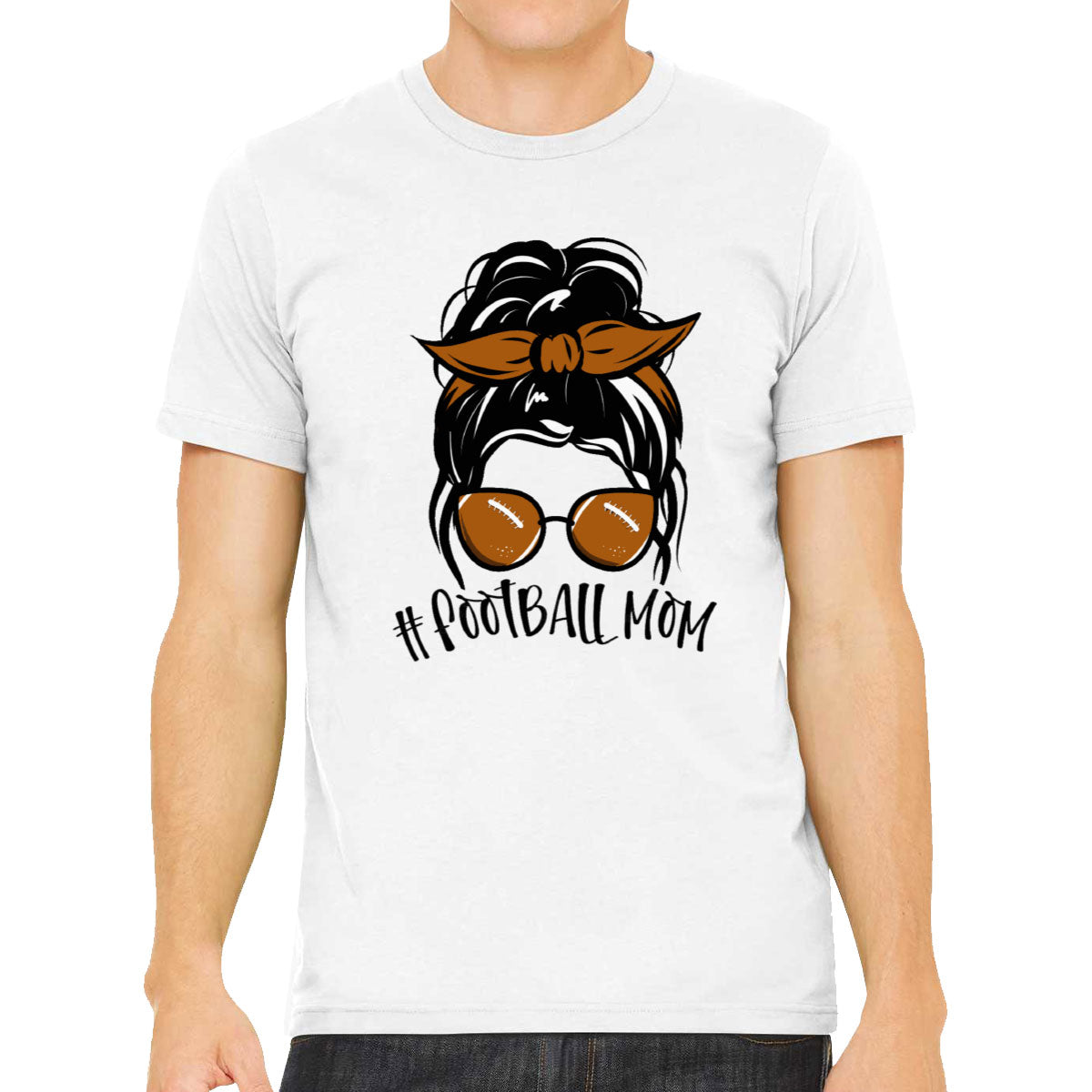 Football Mom Mother's Day Men's T-shirt