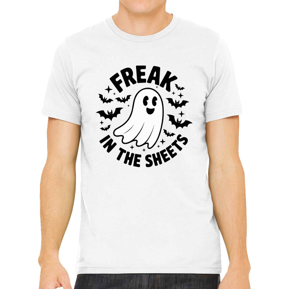 Freak In The Sheets Halloween Men's T-shirt