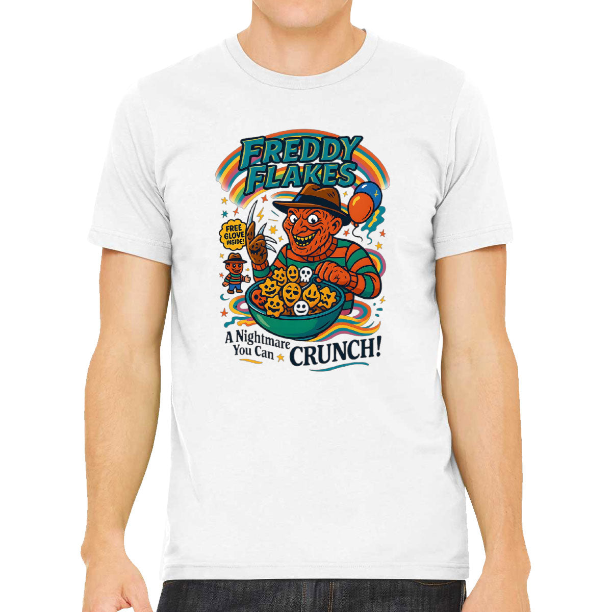 Freddy Flakes Halloween Men's T-shirt
