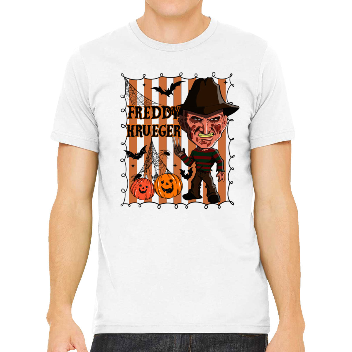 Freddy Horror Movie Character Halloween Men's T-shirt