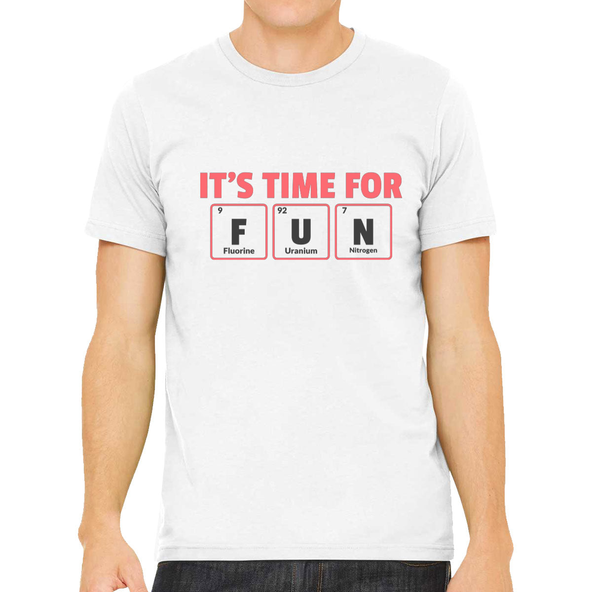 It's Time For Fun Funny Periodic Table Men's T-shirt