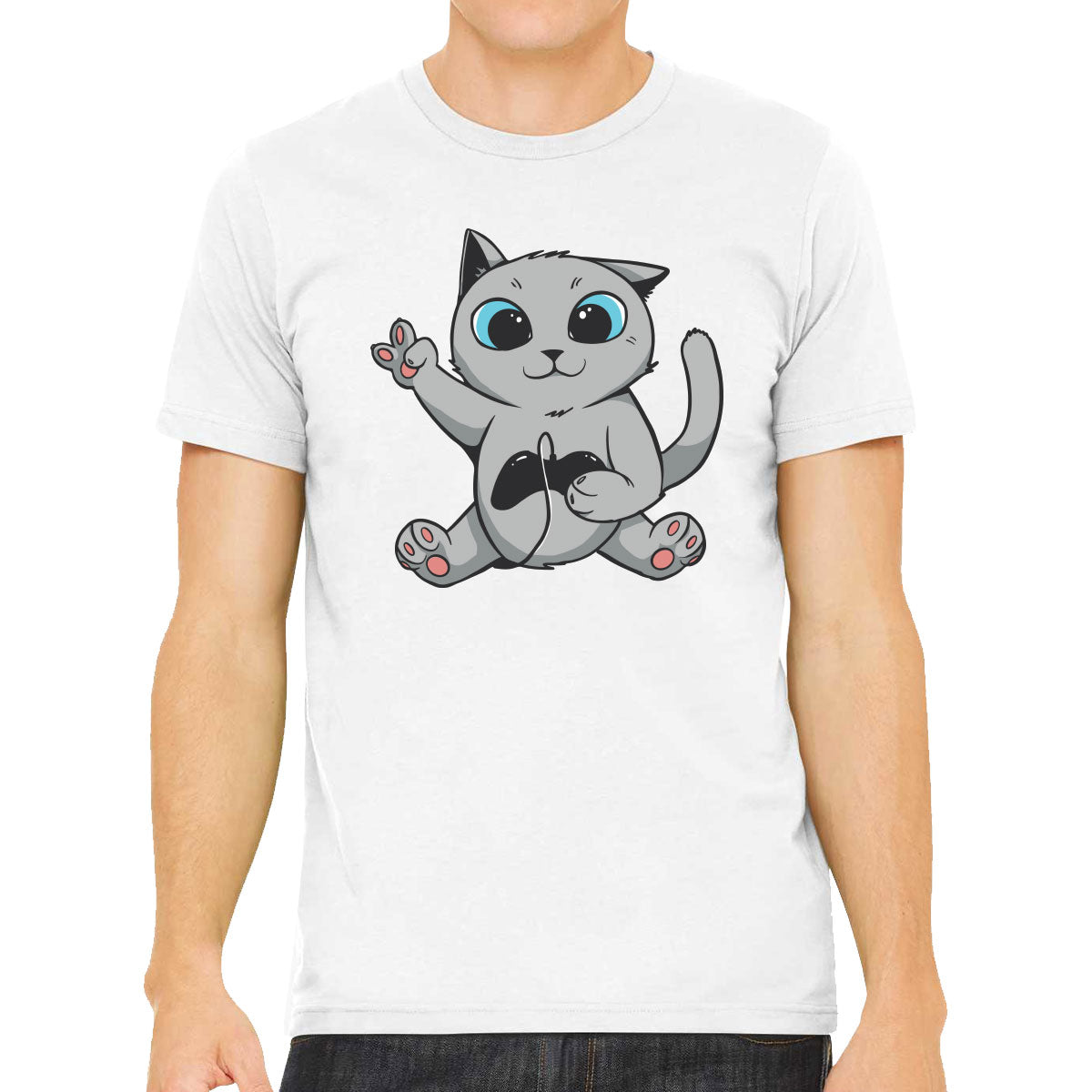 Gamer Cat  Men's T-shirt