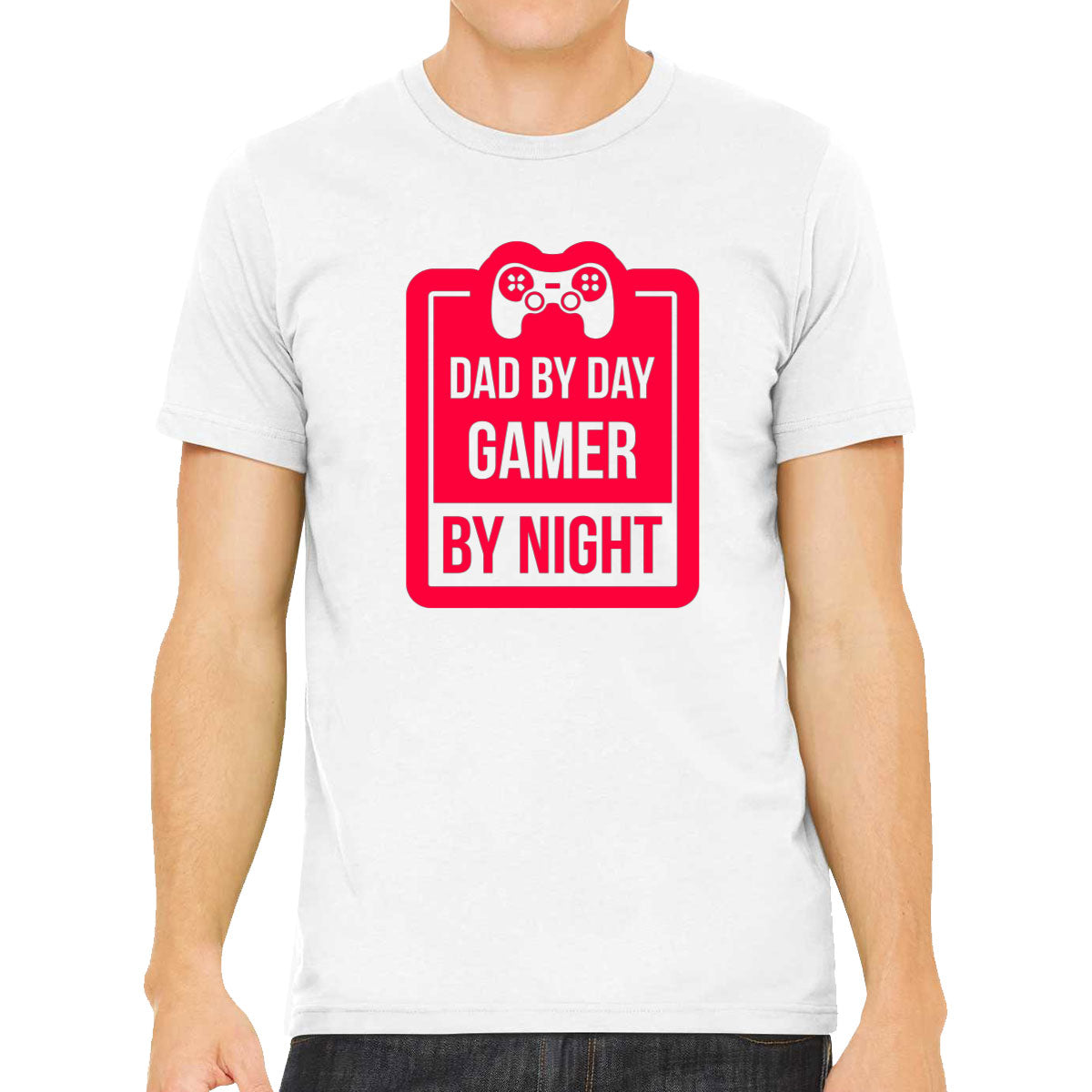 Dad By Day Gamer By Night Men's T-shirt