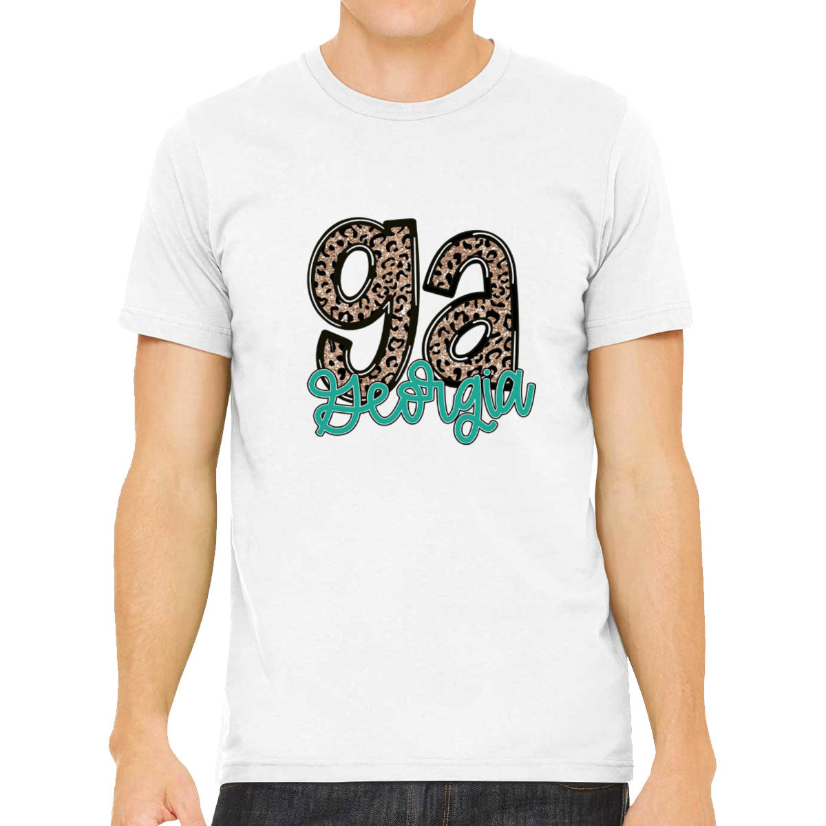 Georgia State Abbreviation Men's T-shirt