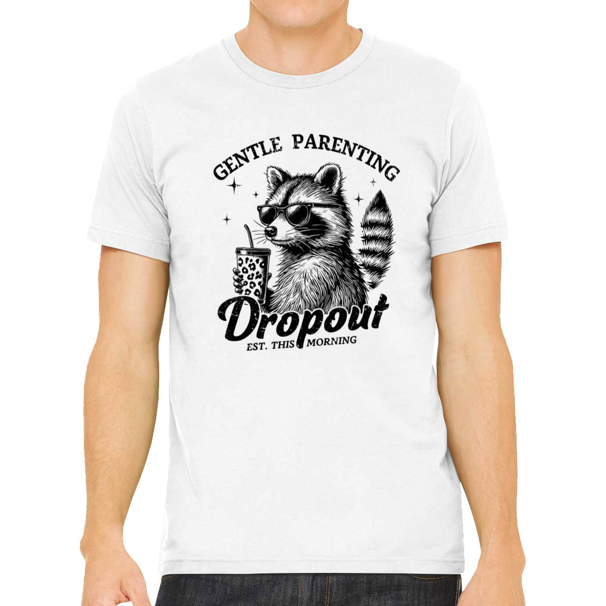 Gentle Parenting Drop Out Est. This Morning Men's T-shirt