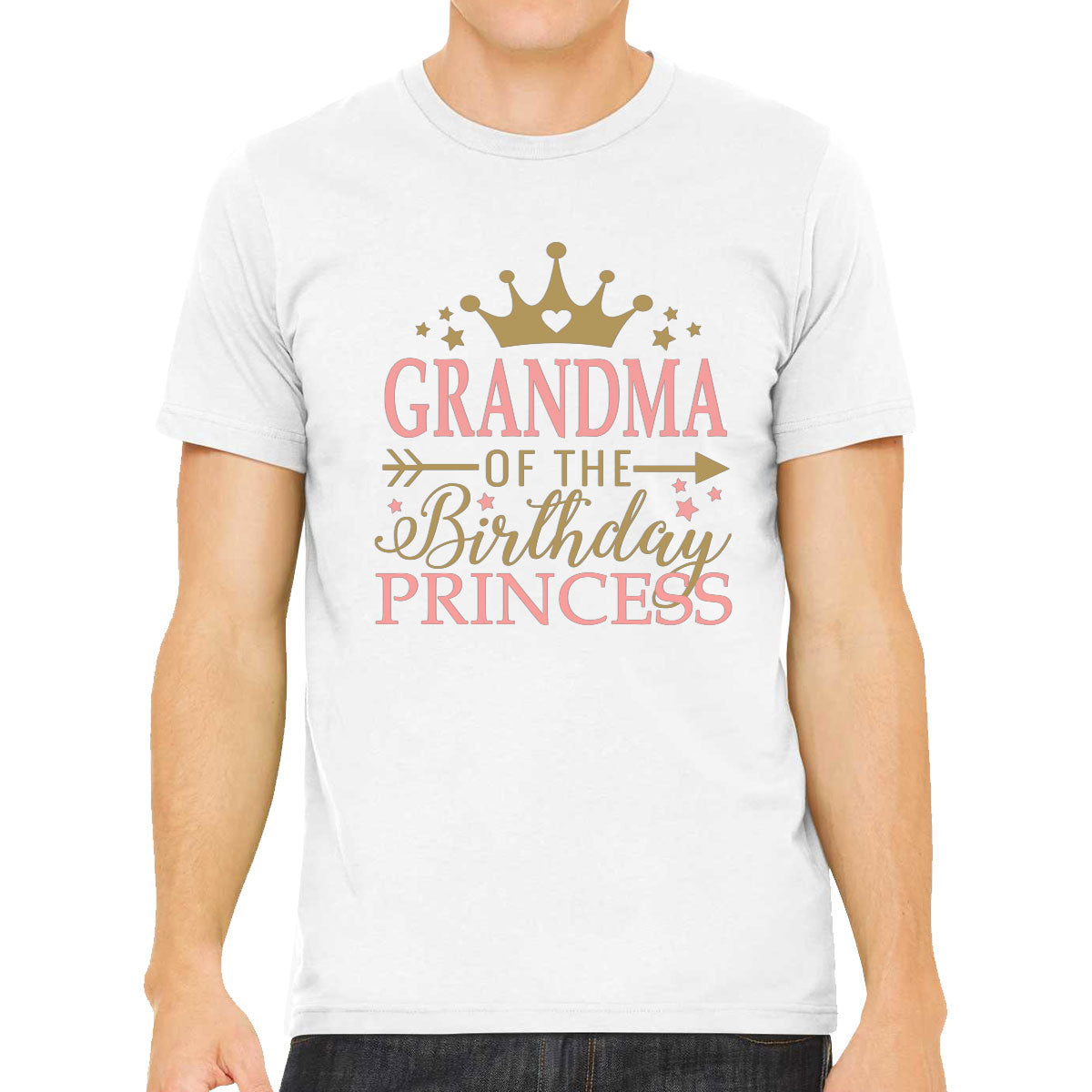 Grandma Of The Birthday Princess Men's T-shirt