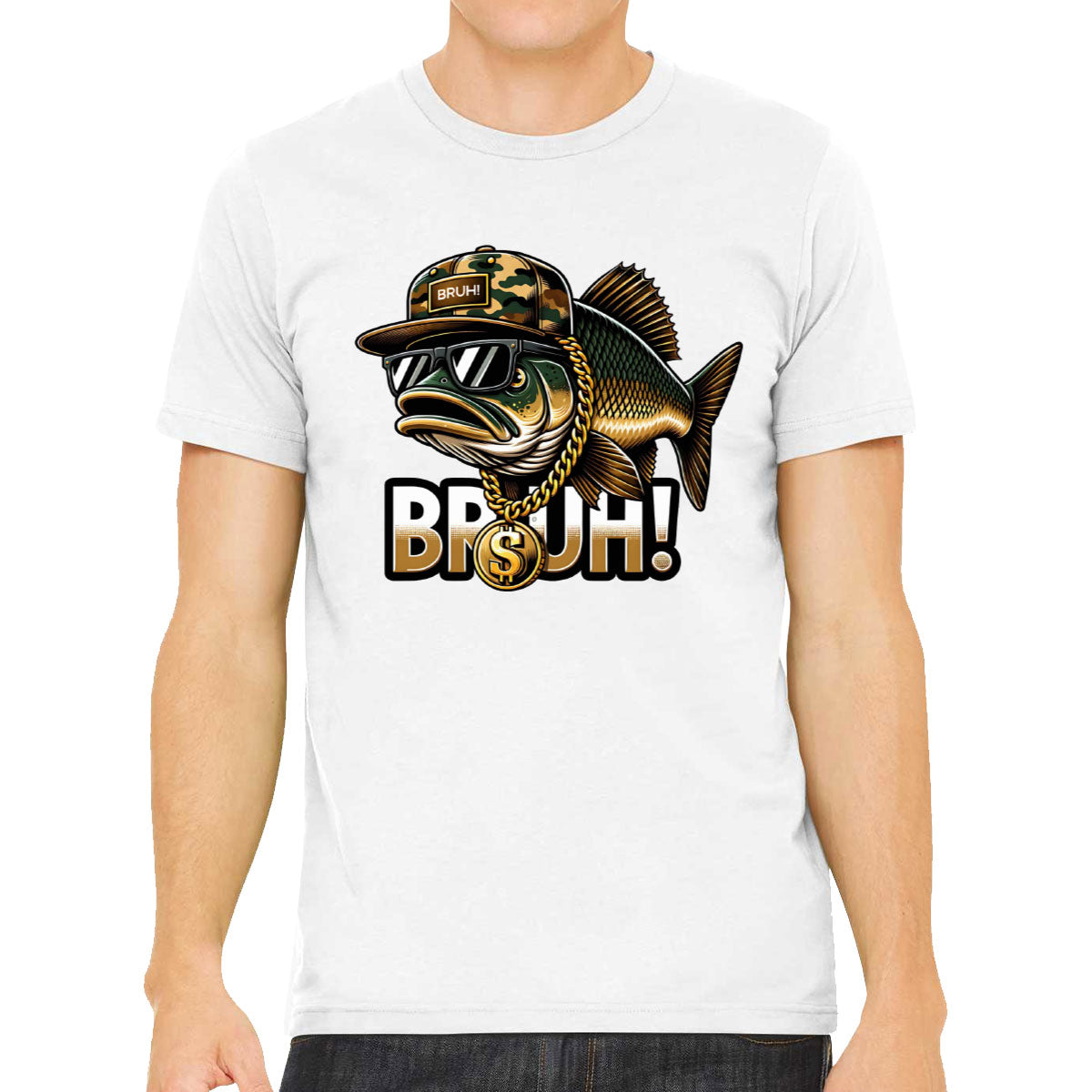 Funny Bass Fishing Men's T-shirt