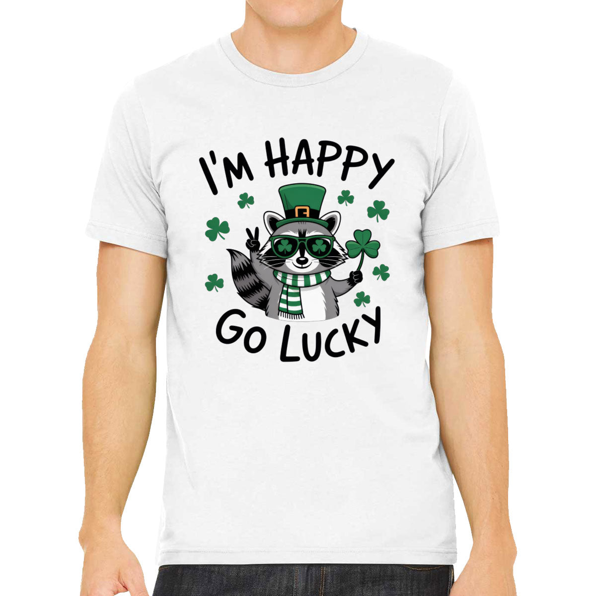 I'm Happy Go Lucky St. Patrick's Day Men's T-shirt