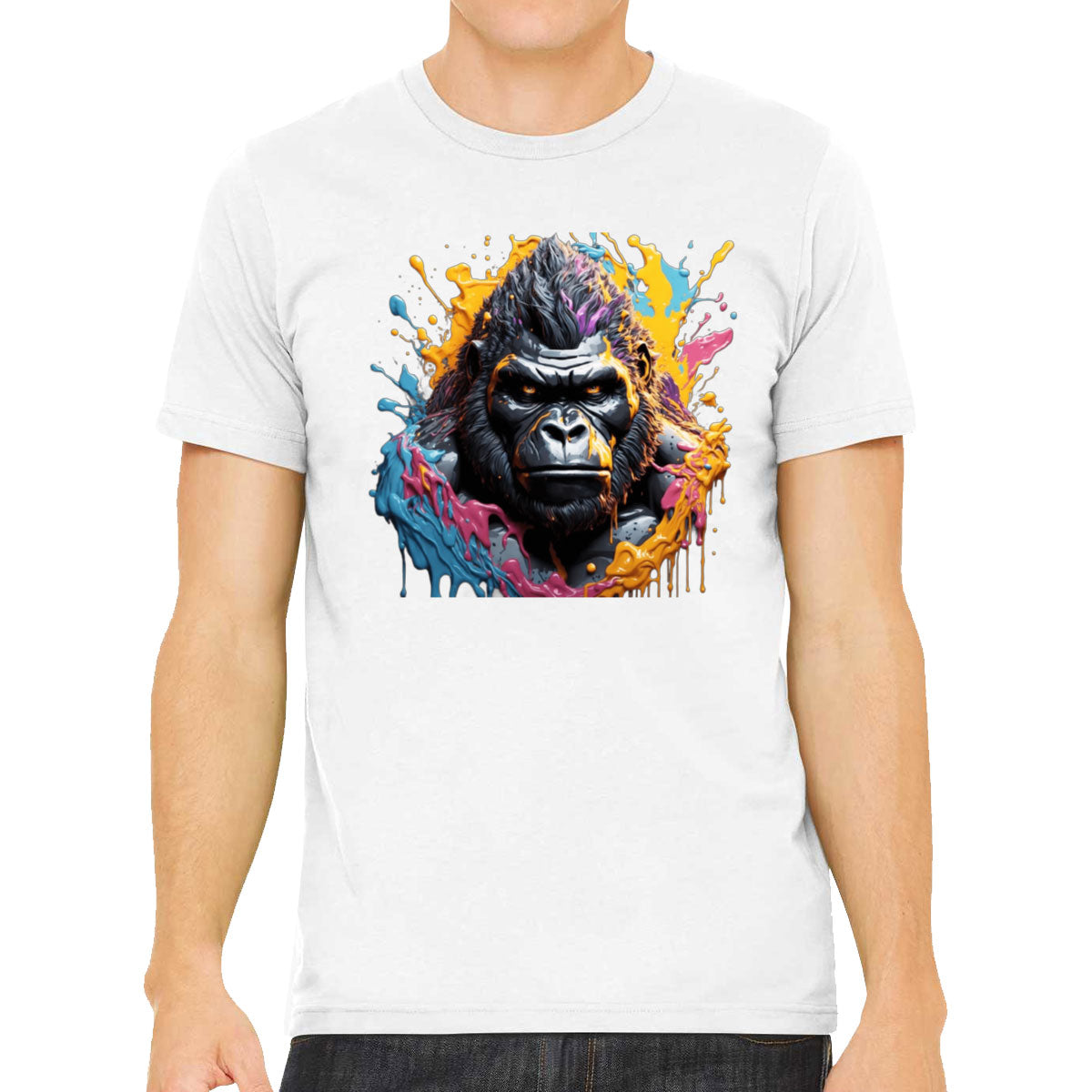 Colorful Gorilla Men's T-shirt