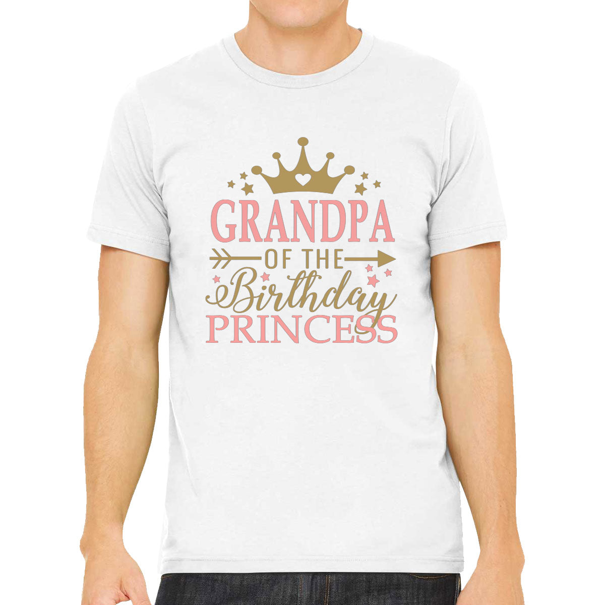 Grandpa Of The Birthday Princess Men's T-shirt