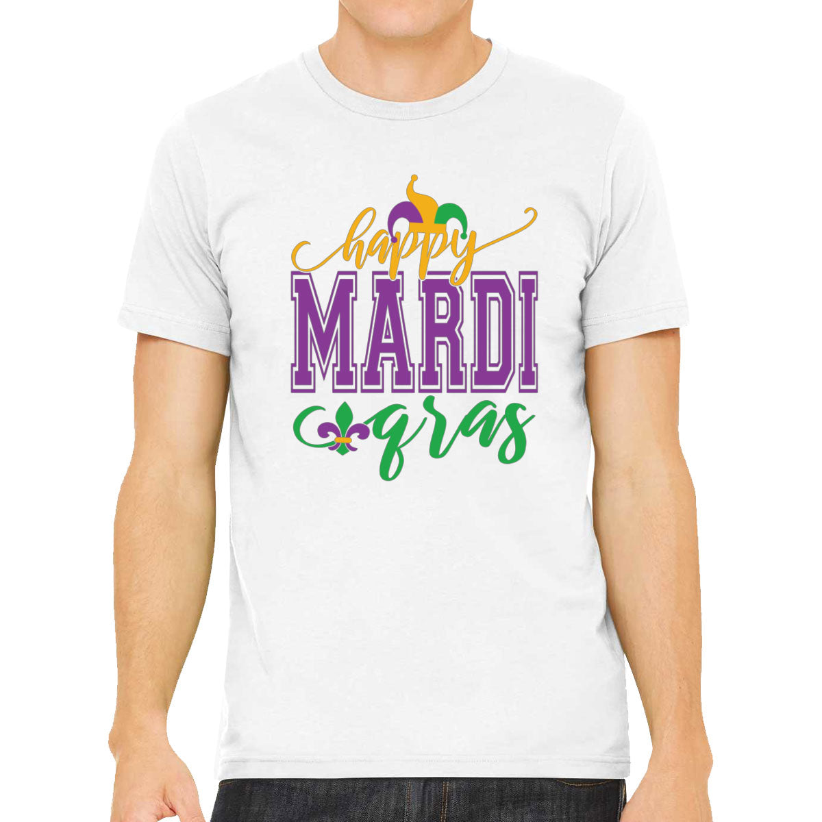Happy Mardi Gras Men's T-shirt