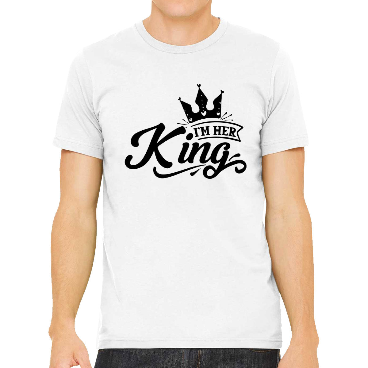 Her King Valentine's Day Men's T-shirt