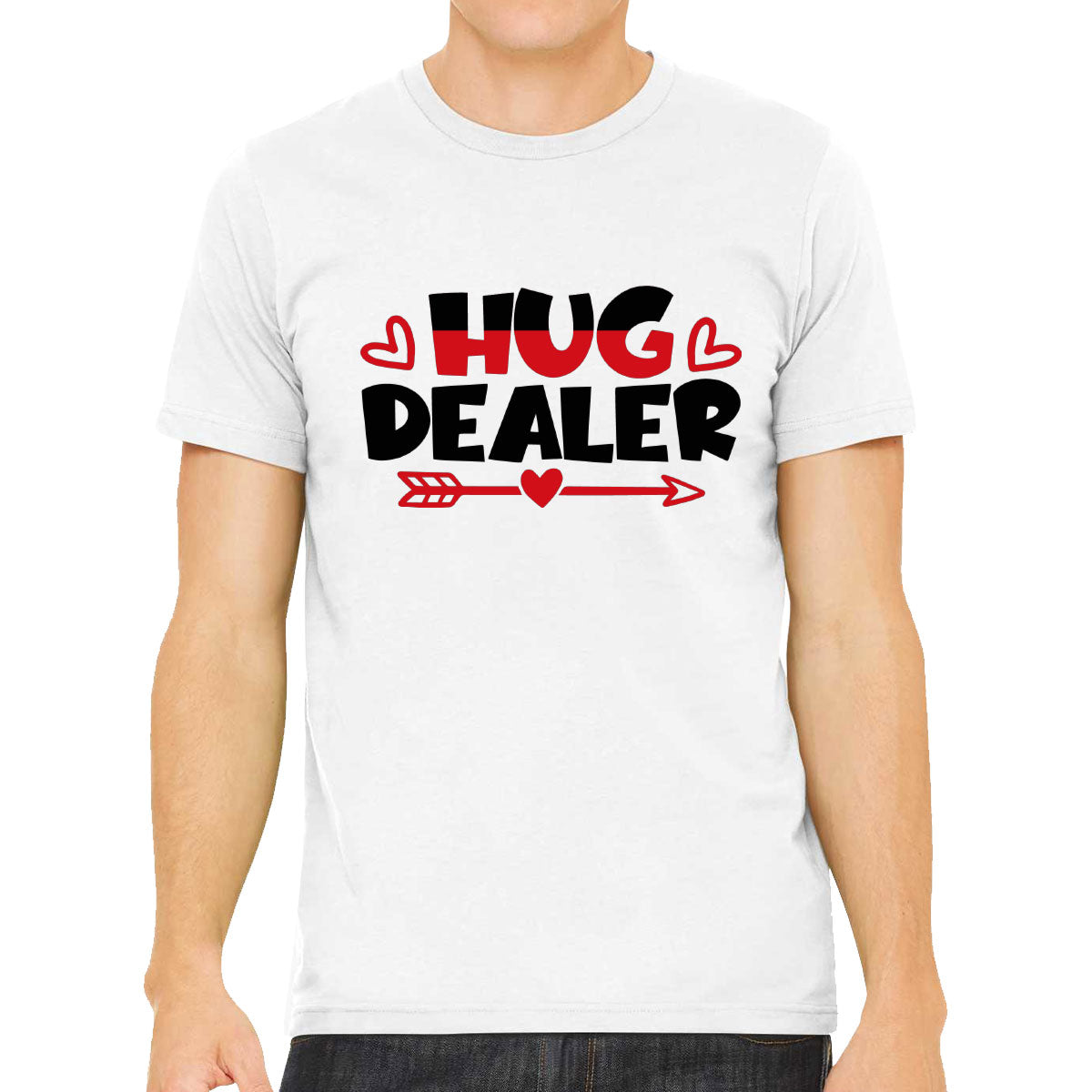 Hug Dealer Valentine's Day Men's T-shirt