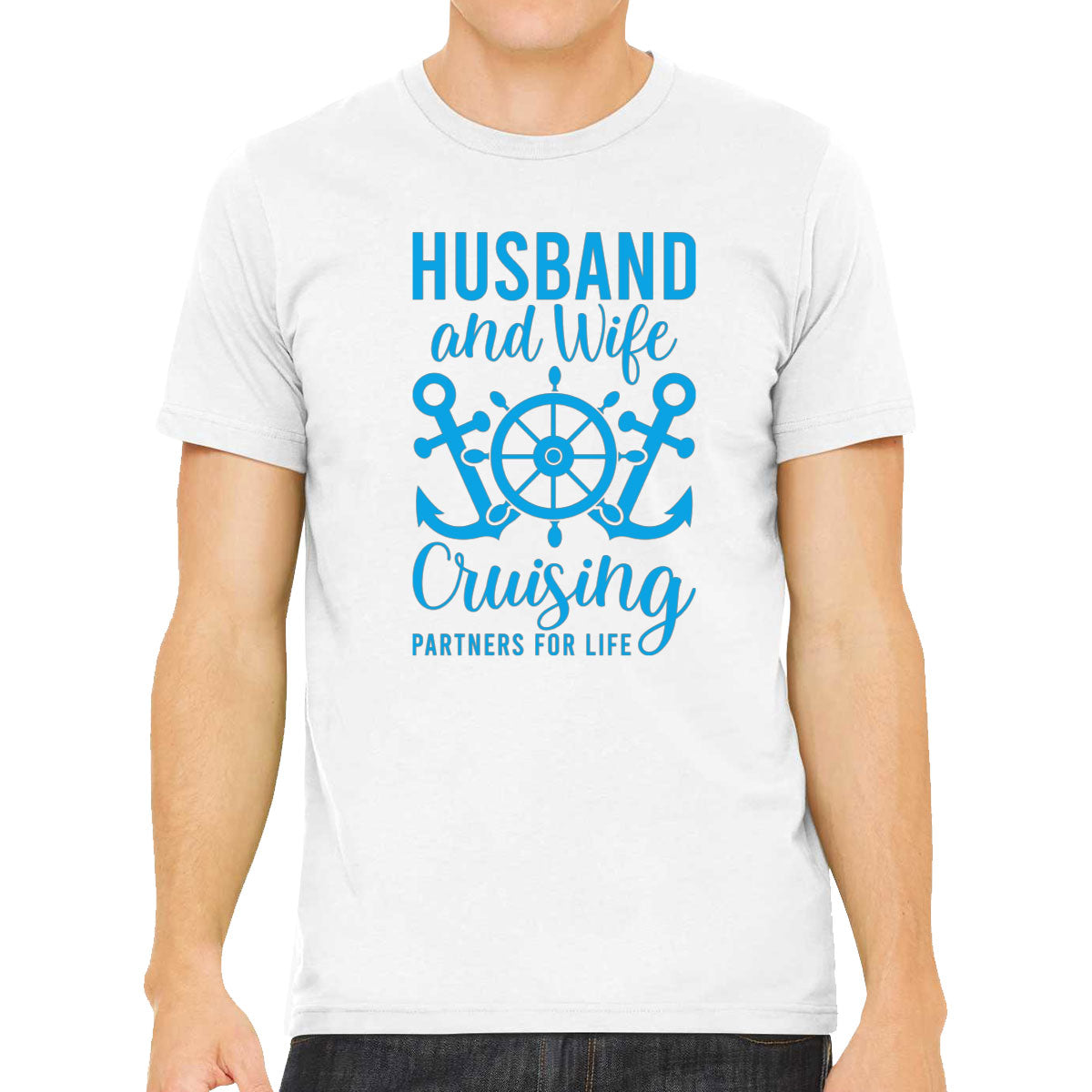 Husband And Wife Cruising Partners For Life Men's T-shirt