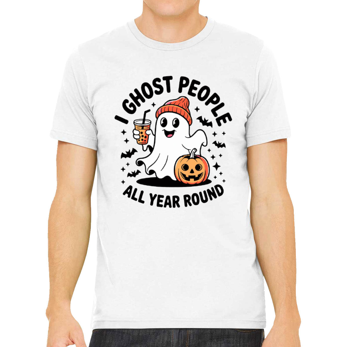 I Ghost People All Year Round Halloween Men's T-shirt