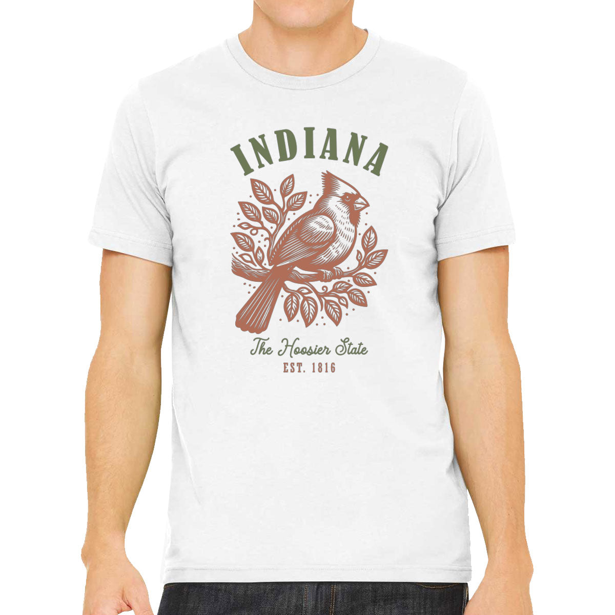 Indiana State Vintage Men's T-shirt