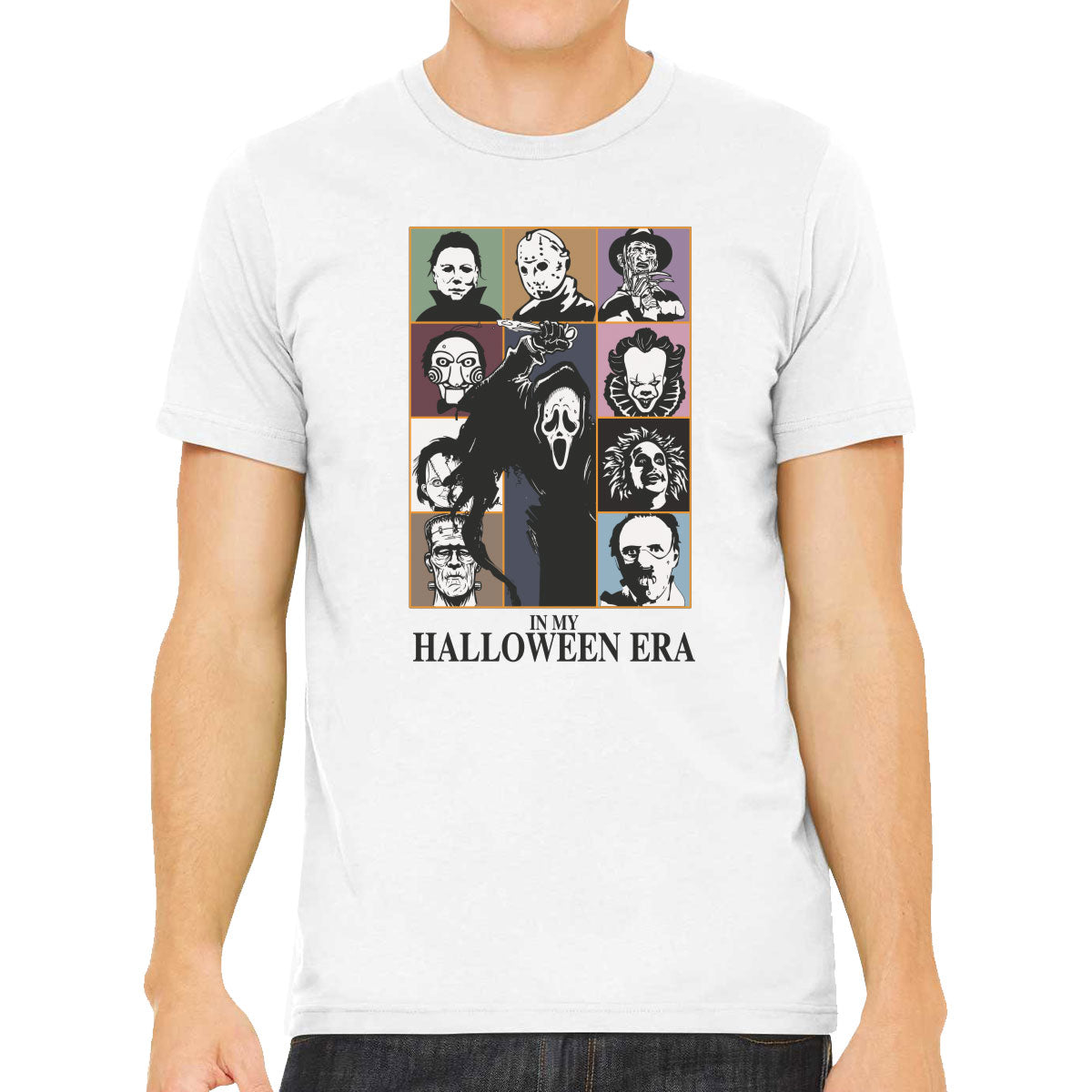 In My Halloween Era Horror Movie Characters Men's T-shirt