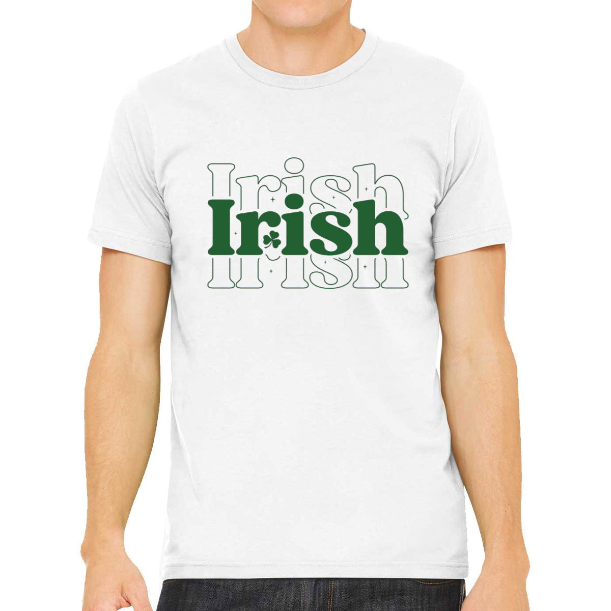Irish Typography St. Patrick's Day Men's T-shirt