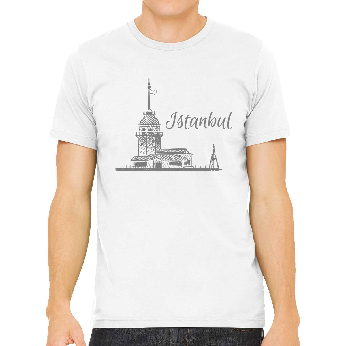 Maiden's Tower Istanbul Turkiye Men's T-shirt