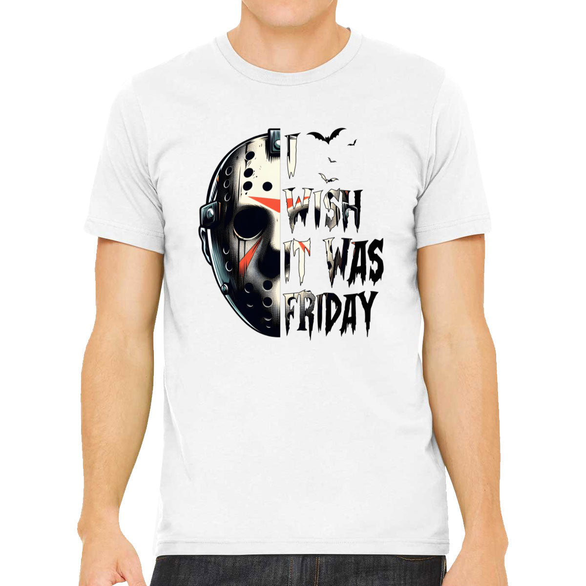 Jason I Wish It Was Friday Halloween Men's T-shirt