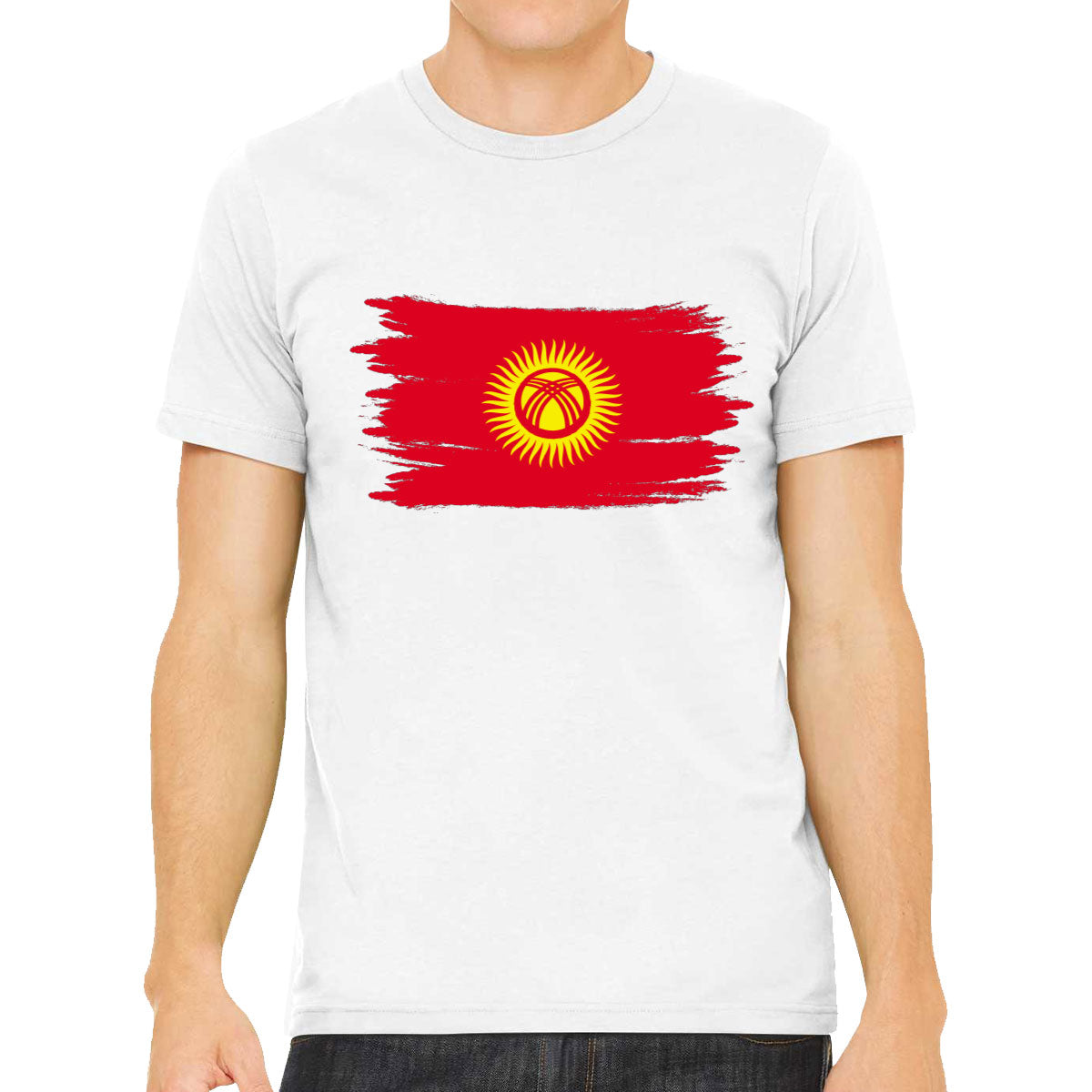 Kyrgyzstan Flag Men's T-shirt