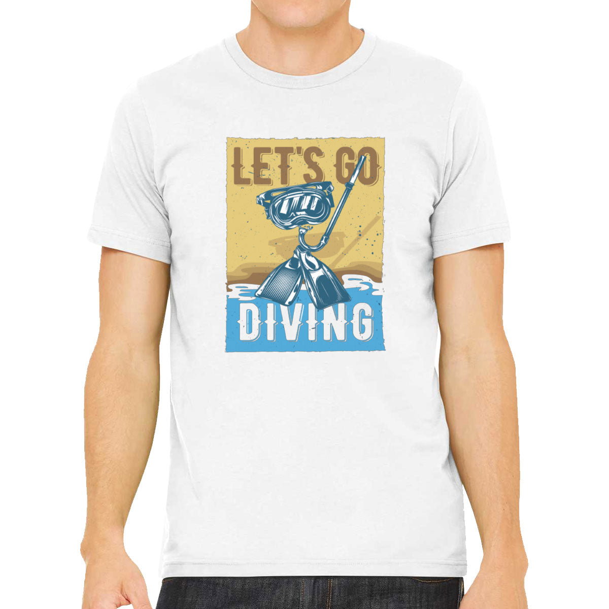 Let's Go Diving Men's T-shirt