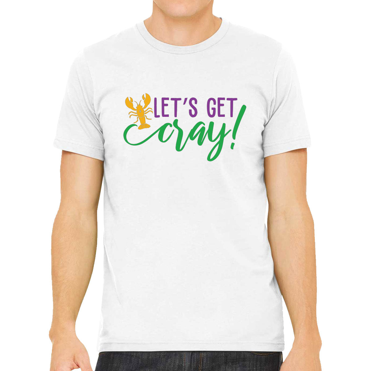 Let's Get Cray Mardi Gras Men's T-shirt