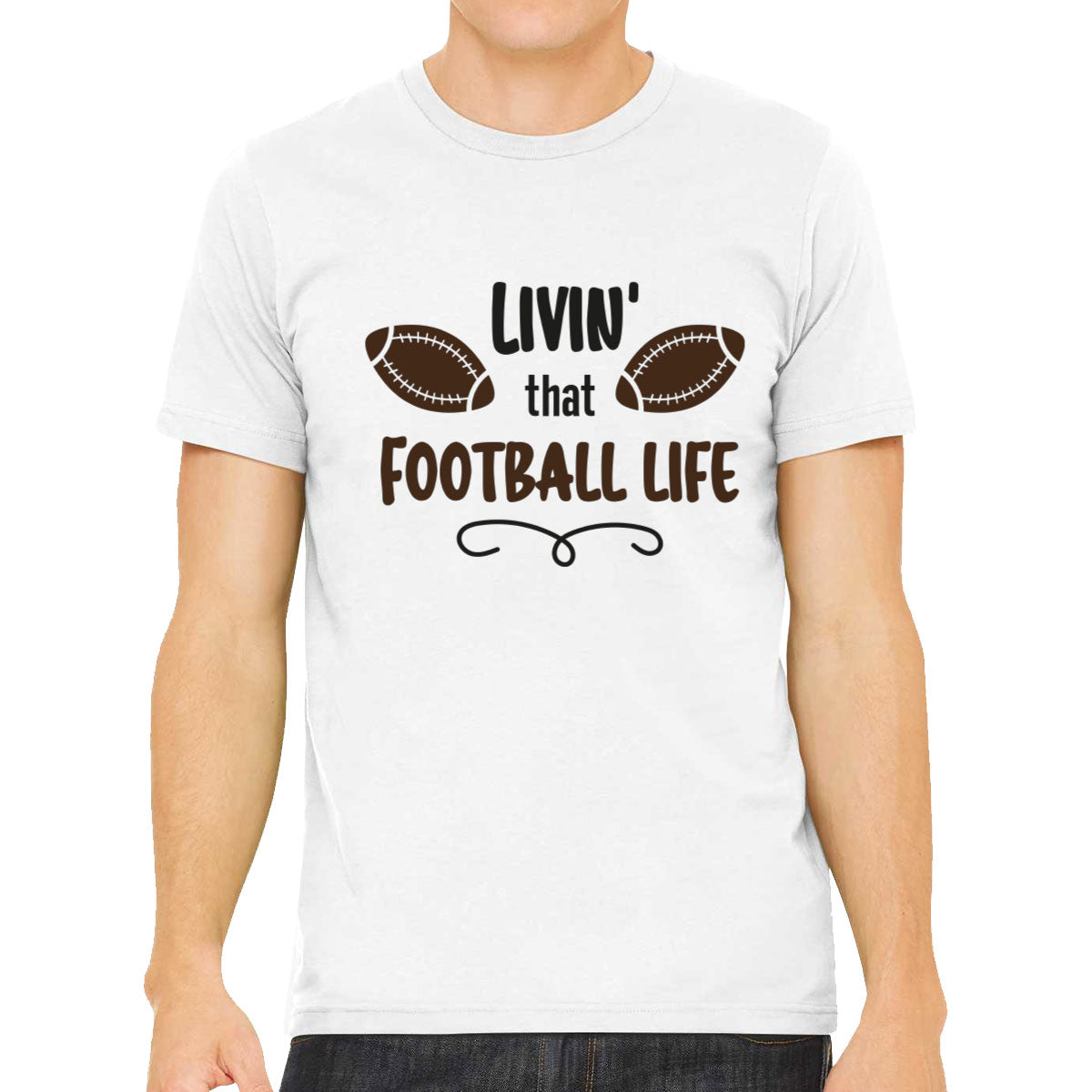 Livin' That Football Life Men's T-shirt