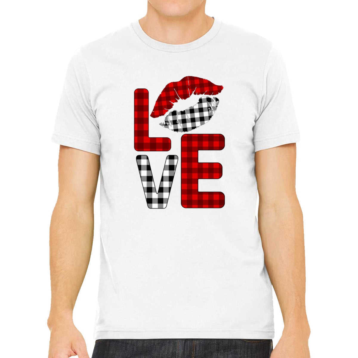 Love Lipstick Valentine's Day Men's T-shirt