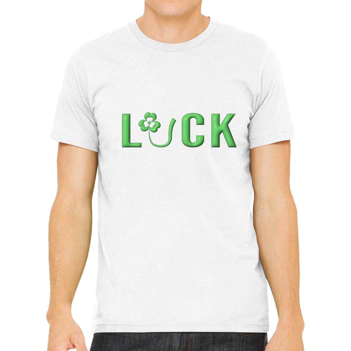 Luck Typography St. Patrick's Day Men's T-shirt
