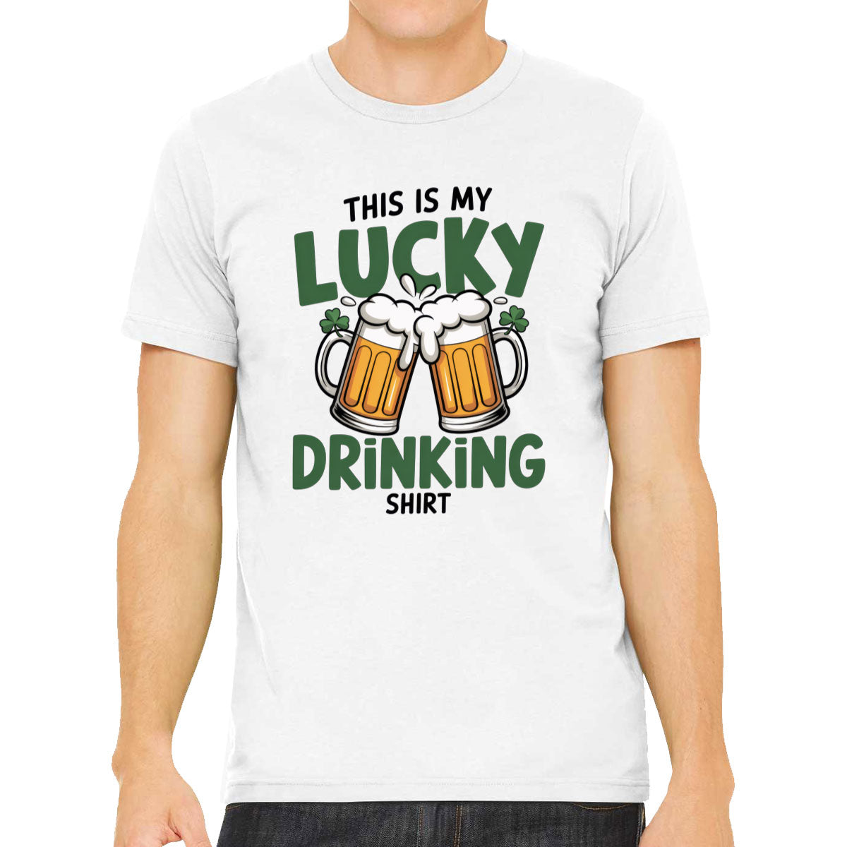 This Is My Lucky Drinking Shirt St. Patrick's Day Men's T-shirt