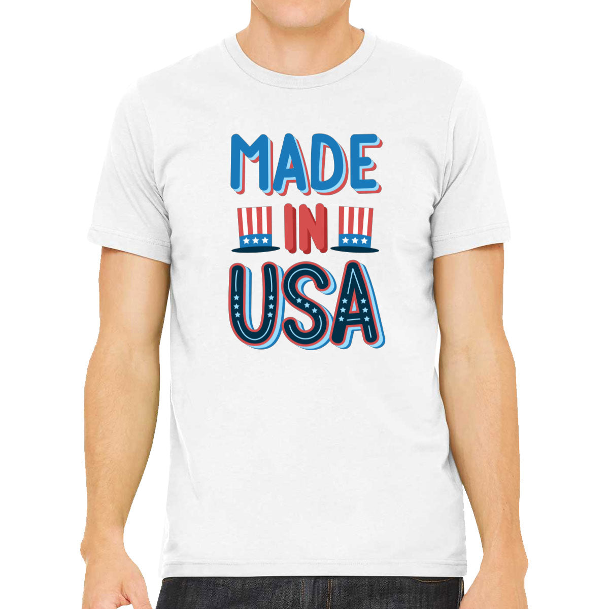 Made In USA Patriotic Men's T-shirt