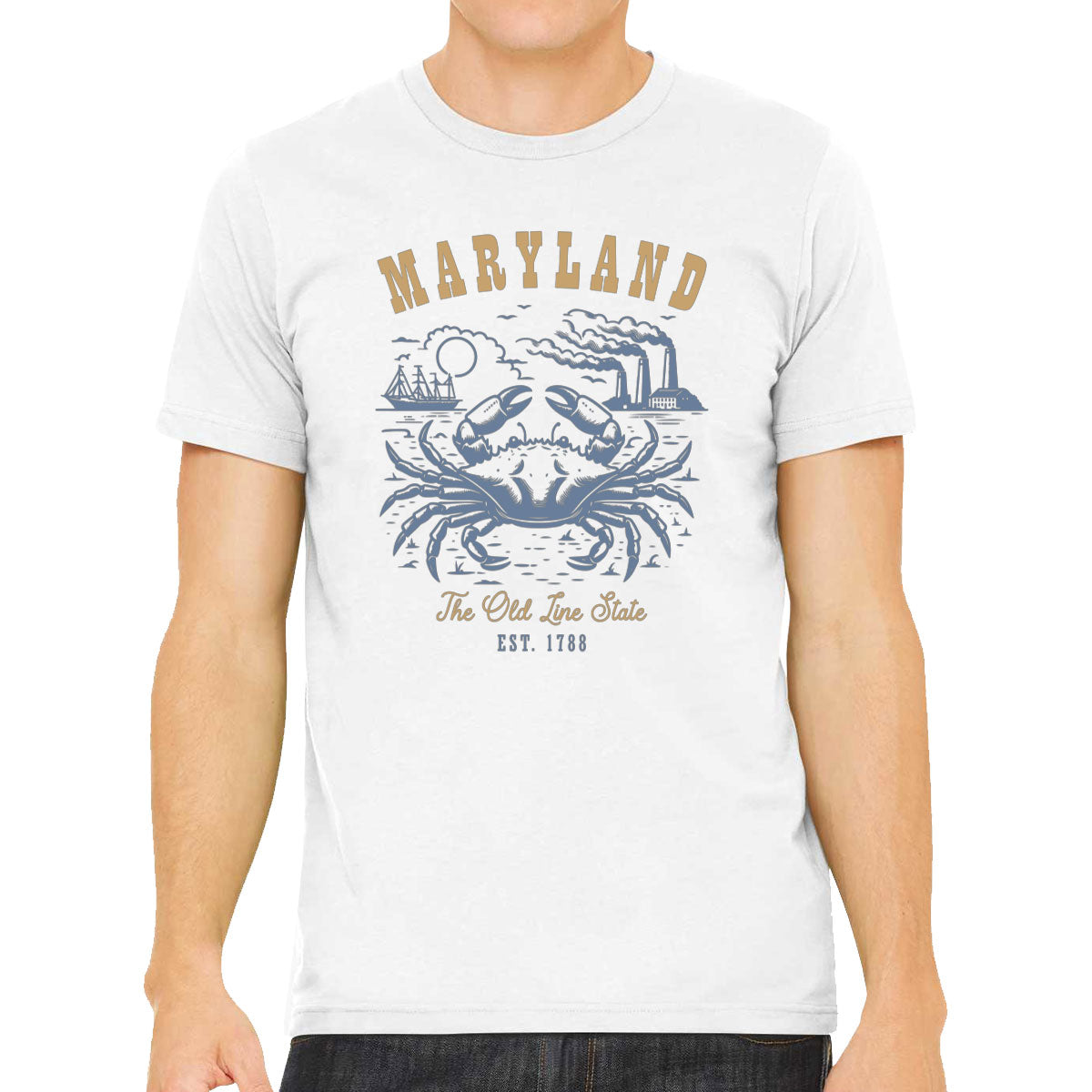 Maryland State Vintage Men's T-shirt