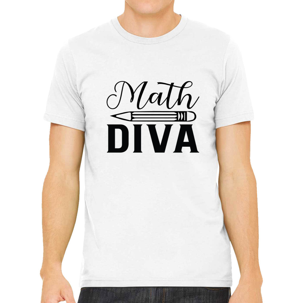 Math Diva Teacher Men's T-shirt