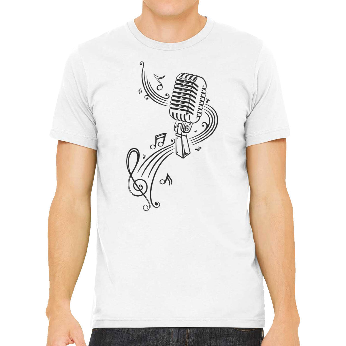 Microphone Music Men's T-shirt