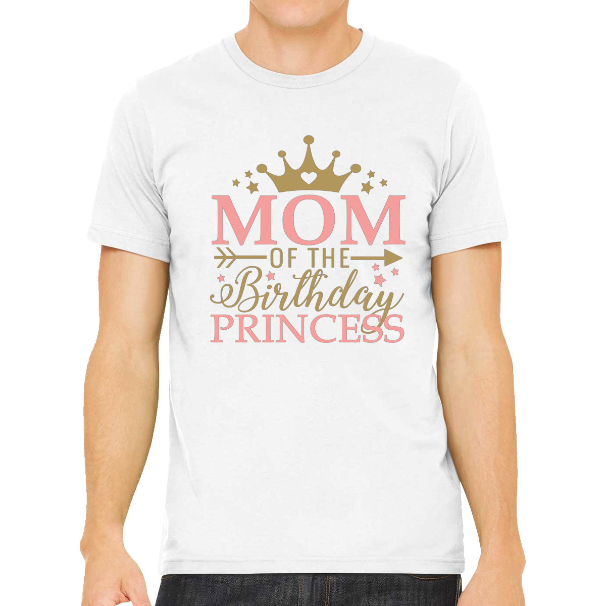 Mom Of The Birthday Princess Men's T-shirt