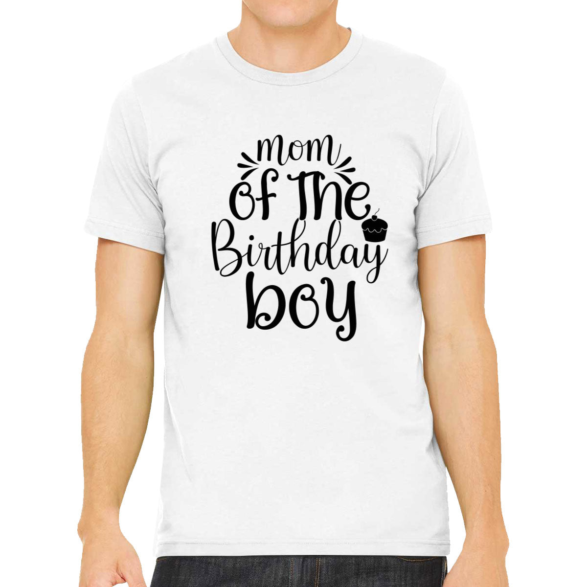 Mom Of The Birthday Boy Men's T-shirt