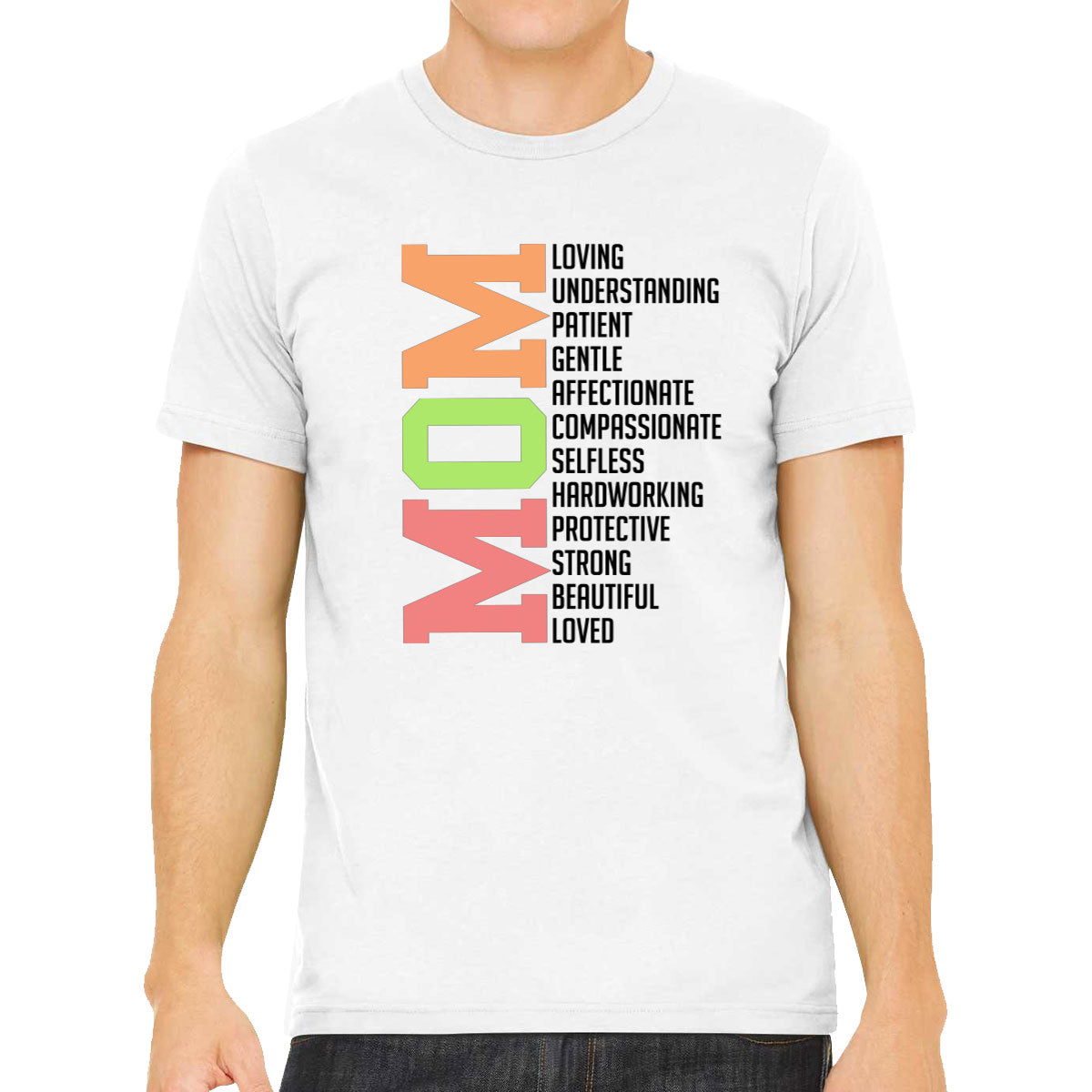 All Words About Mom Mother's Day Men's T-shirt
