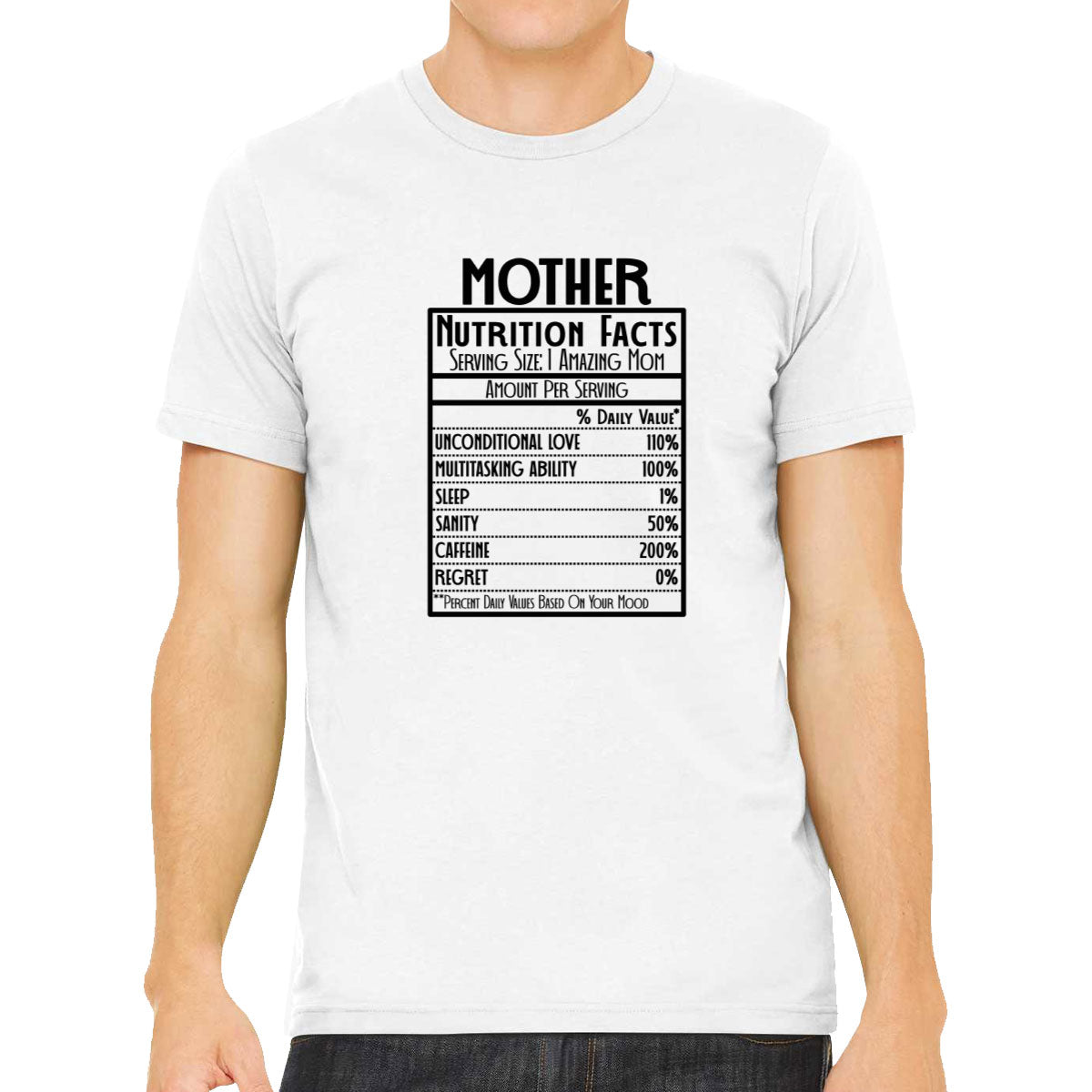 Mother Nutrition Facts Mother's Day Men's T-shirt